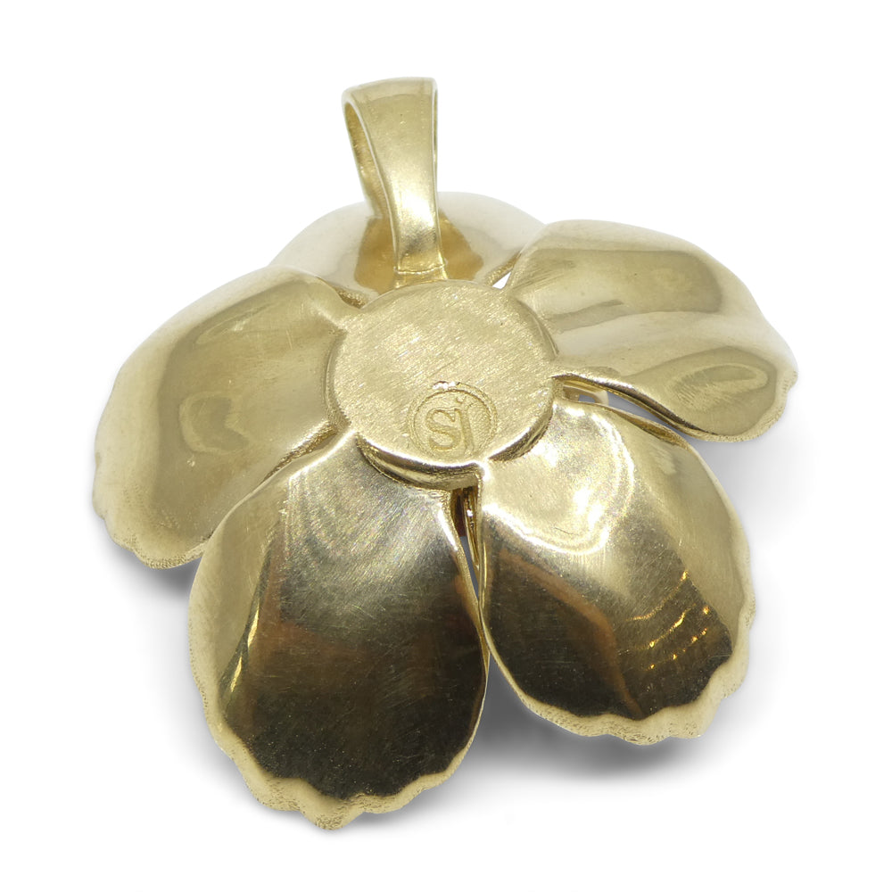 2.01ct Cushion Purple Garnet Pendant set in 14k Yellow Gold, designed by Michael Starnino - Skyjems Wholesale Gemstones