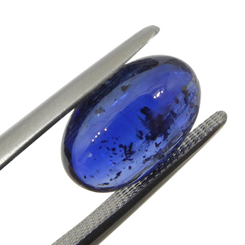 3.12ct Oval Cabochon Blue Kyanite from Brazil