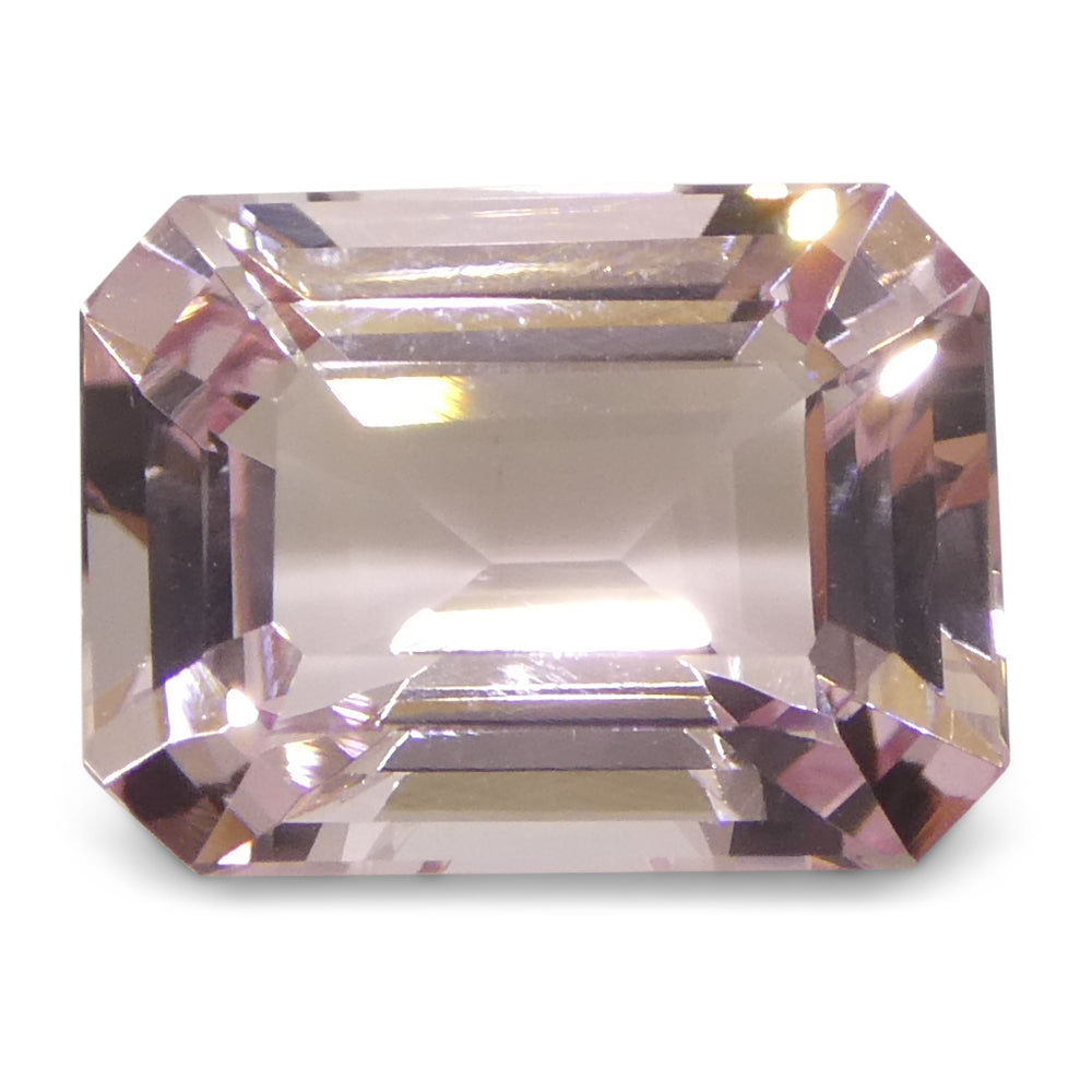 Morganite 5.85 cts 13.09 x 9.83 x 6.68 mm Octagonal/Emerald Cut Orangy Pink  $3510