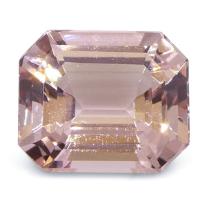 Morganite 4.88 cts 11.83 x 10.00 x 6.12 mm Octagonal/Emerald Cut Orangy Pink  $2930