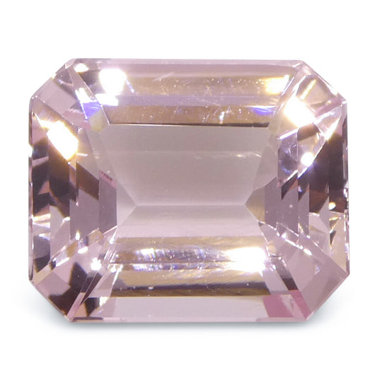 Morganite 4.74 cts 11.86 x 9.85 x 5.94 mm Octagonal/Emerald Cut Orangy Pink  $2850