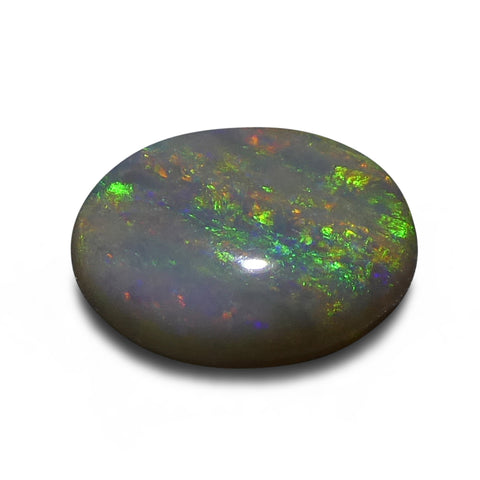 1.52ct Oval Cabochon White Opal from Australia
