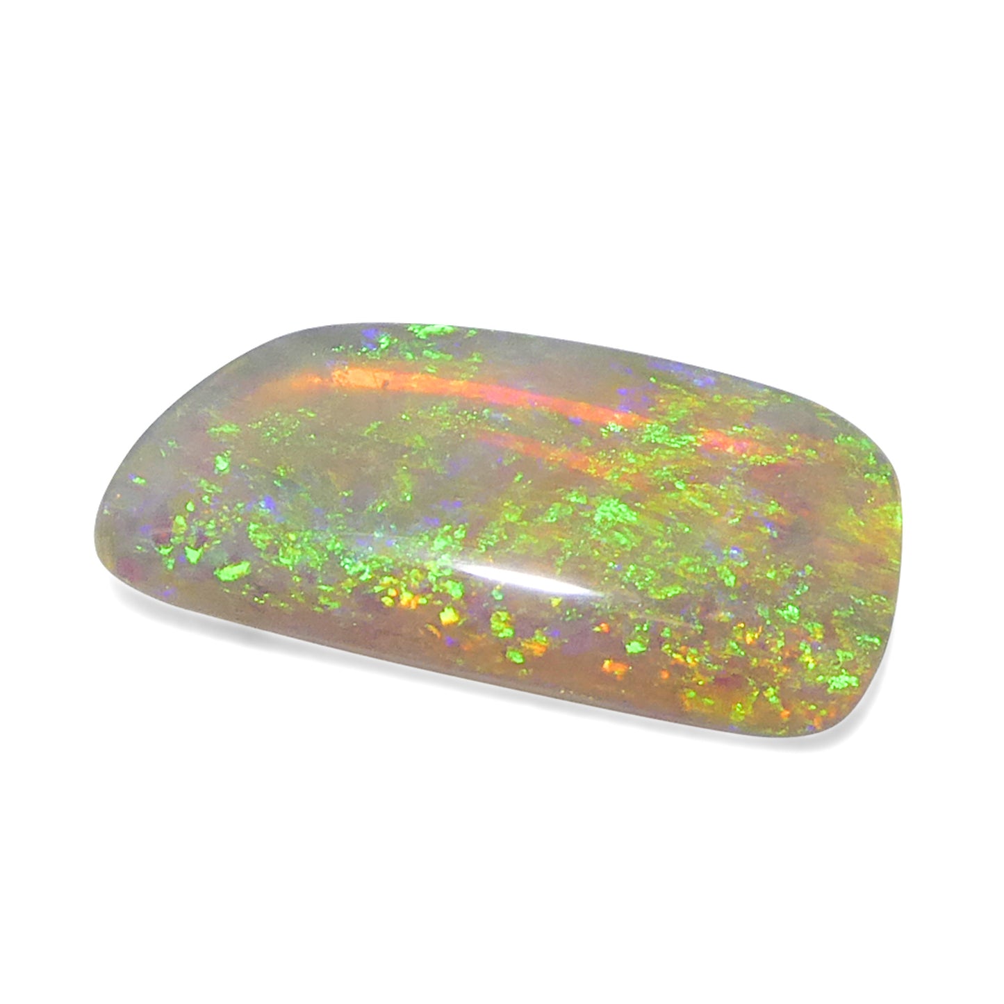 3.18ct Freeform Cabochon White Opal from Australia - Skyjems Wholesale Gemstones