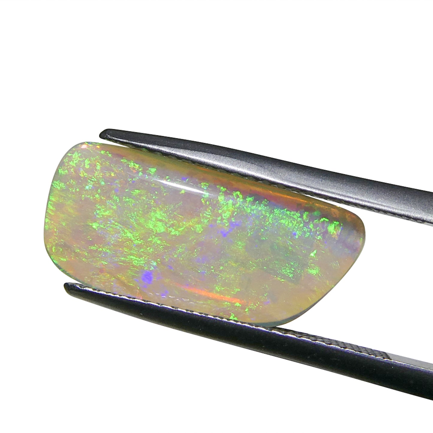 3.18ct Freeform Cabochon White Opal from Australia - Skyjems Wholesale Gemstones