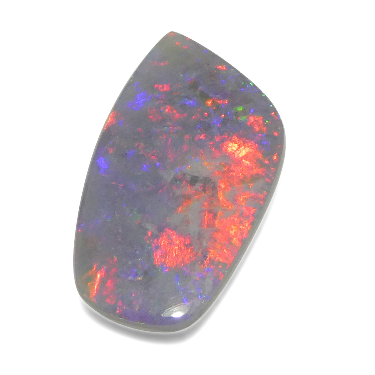 3.98ct Freeform Cabochon Gray Opal from Australia - Skyjems Wholesale Gemstones