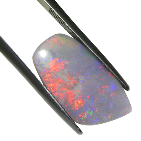 3.98ct Freeform Cabochon Gray Opal from Australia