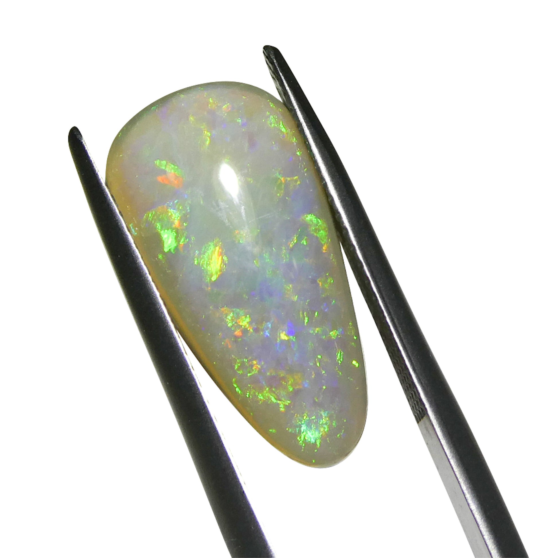 4.74ct Freeform Cabochon Gray Opal from Australia - Skyjems Wholesale Gemstones