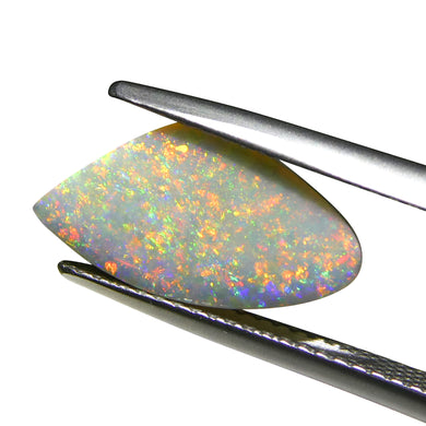 1.7ct Freeform Cabochon Gray Opal from Australia - Skyjems Wholesale Gemstones