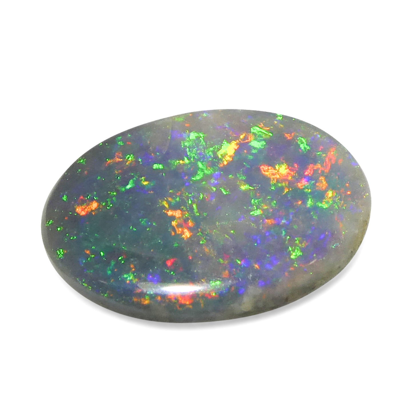 1.37ct Freeform Cabochon Gray Opal from Australia - Skyjems Wholesale Gemstones