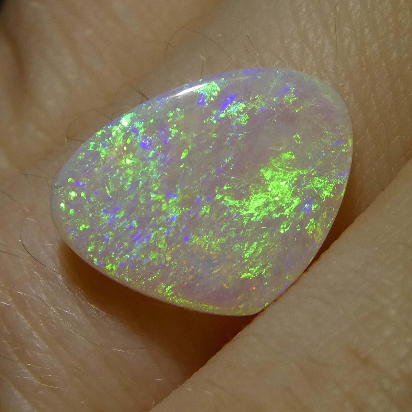 2.38ct Freeform Cabochon Gray Opal from Australia - Skyjems Wholesale Gemstones