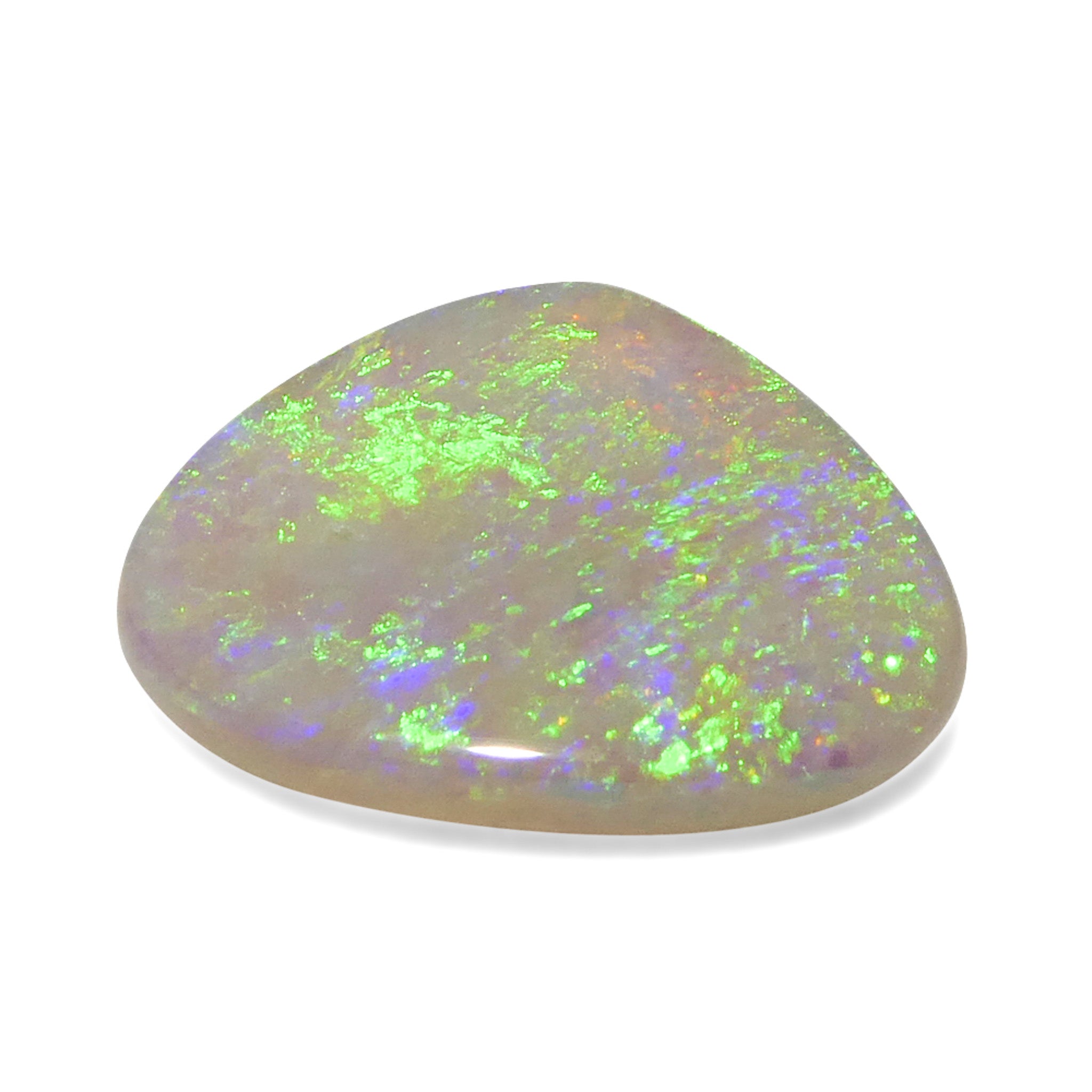 2.38ct Gray Australian Opal Cabochon with Play of Color from SkyJems Rare Gemstones Collection