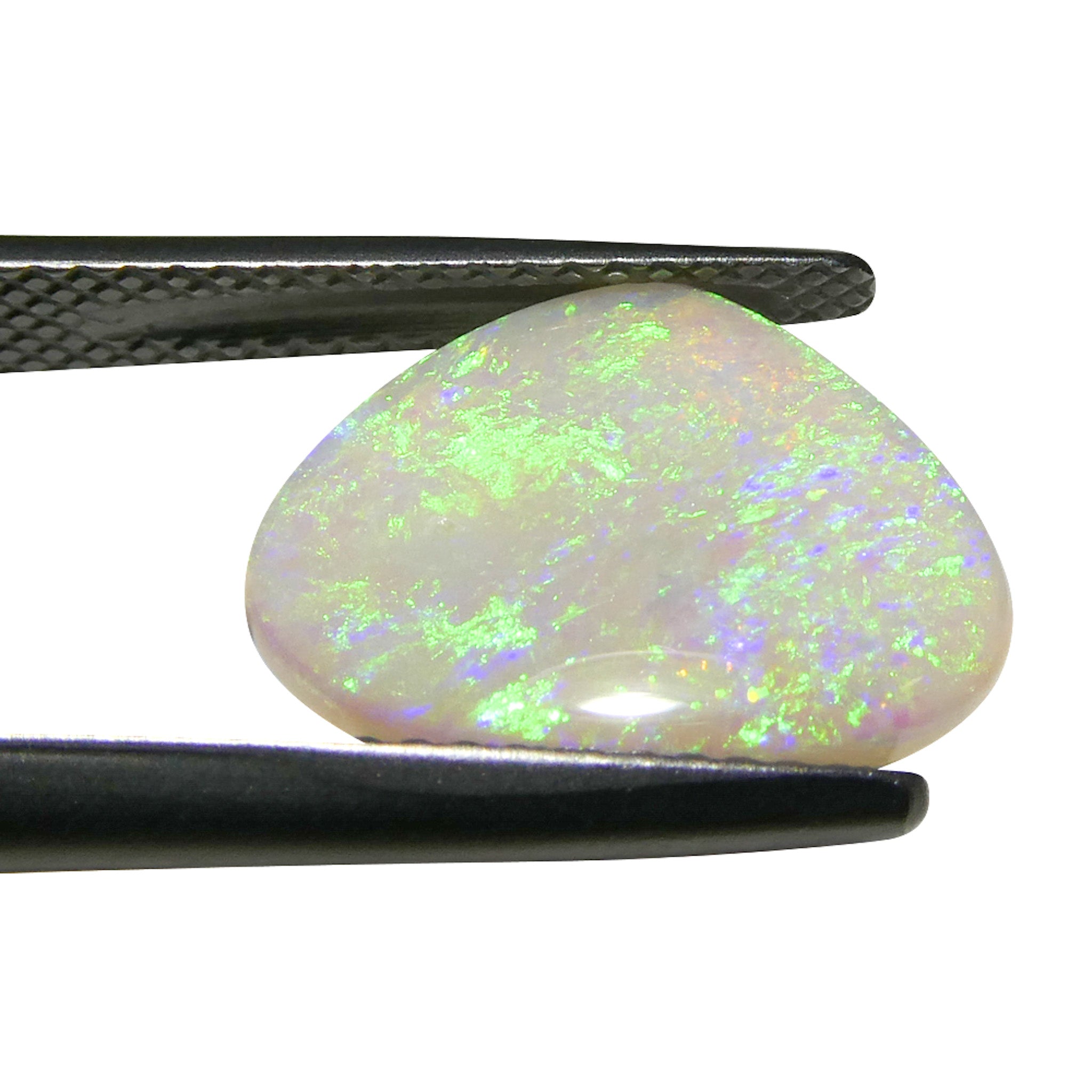 2.38ct Gray Australian Opal Cabochon with Play of Color from SkyJems Rare Gemstones Collection