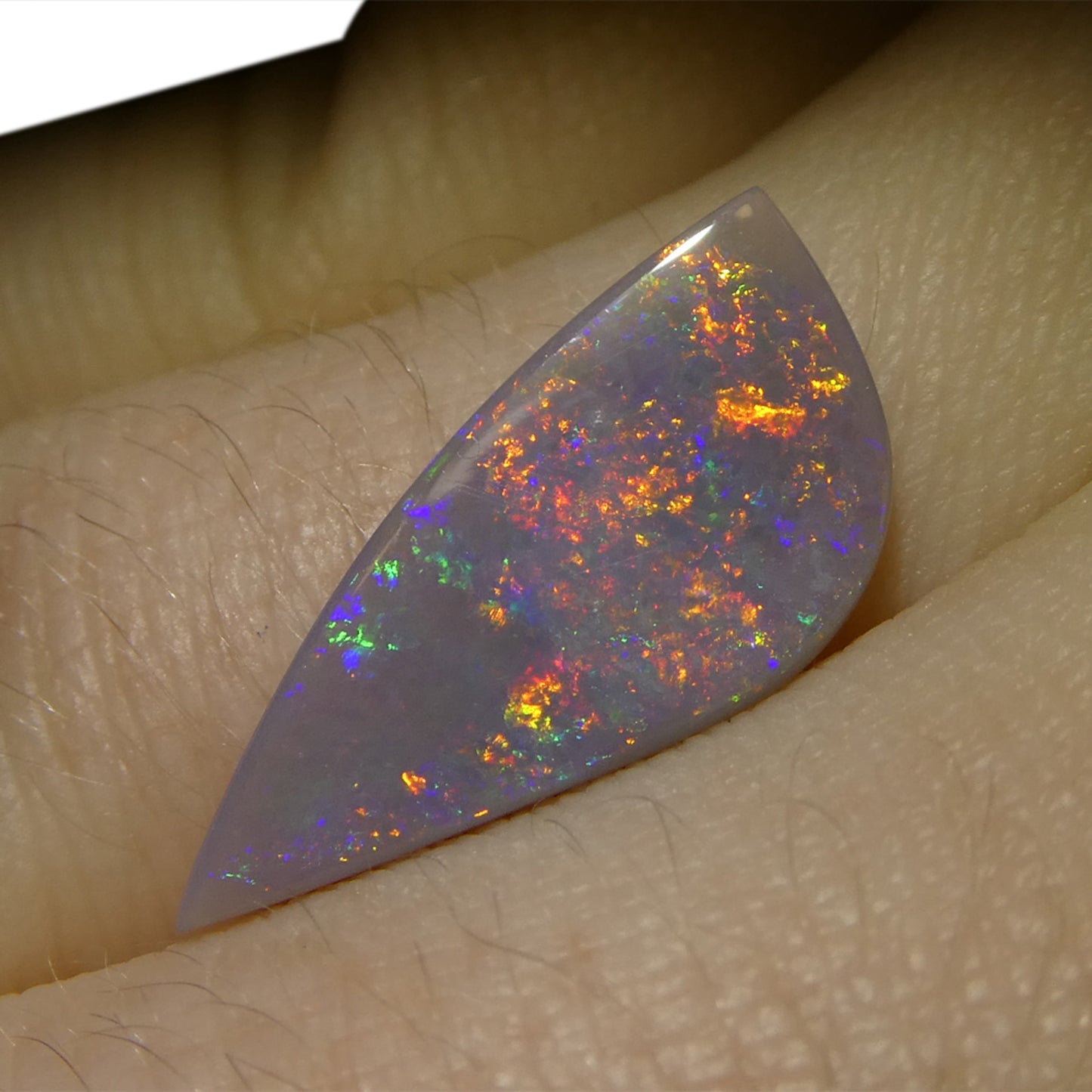 2.36ct Freeform Cabochon Gray Opal from Australia - Skyjems Wholesale Gemstones