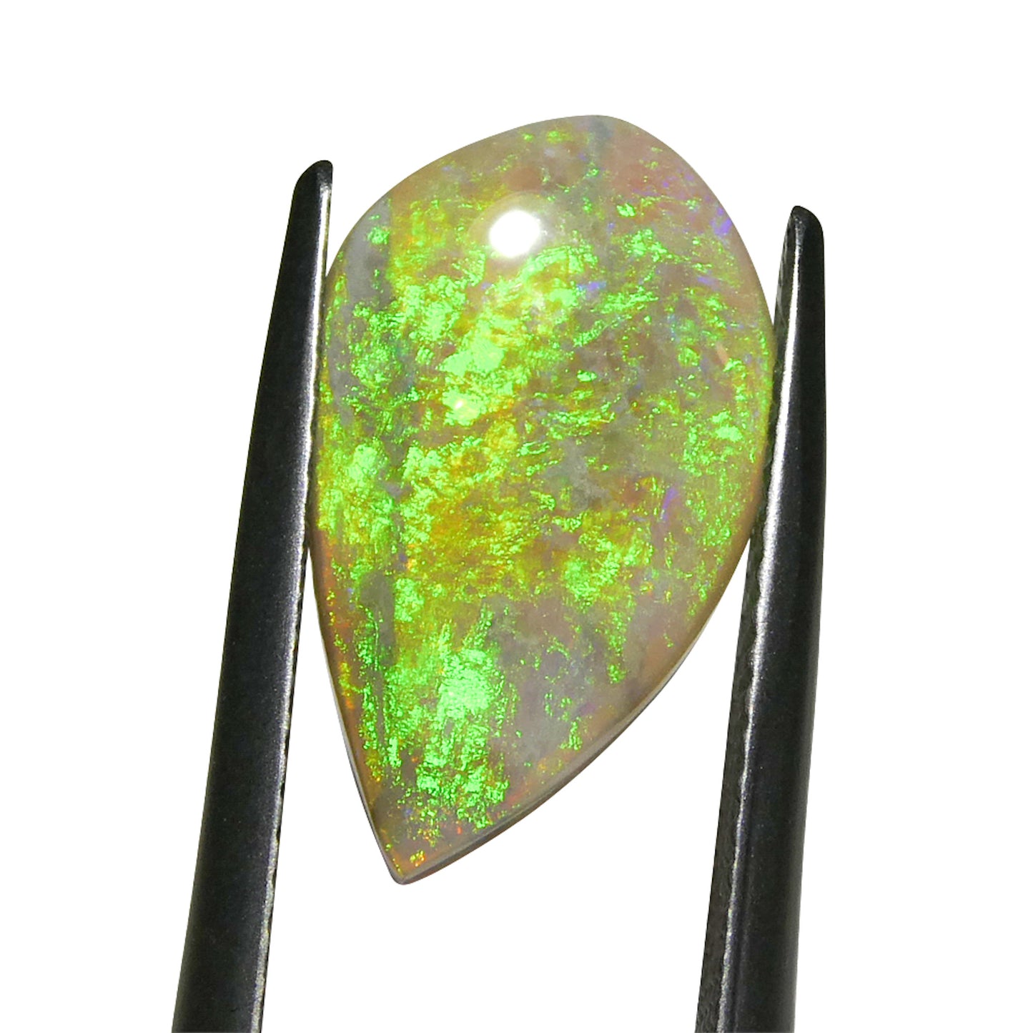 3.12ct Freeform Cabochon Gray Opal from Australia - Skyjems Wholesale Gemstones