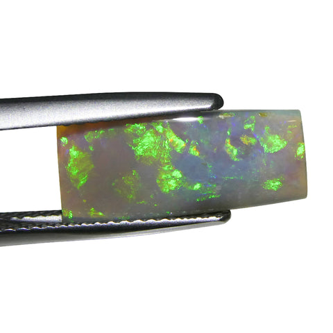 2.73ct Rectangular Freeform Cabochon Gray Opal from Australia