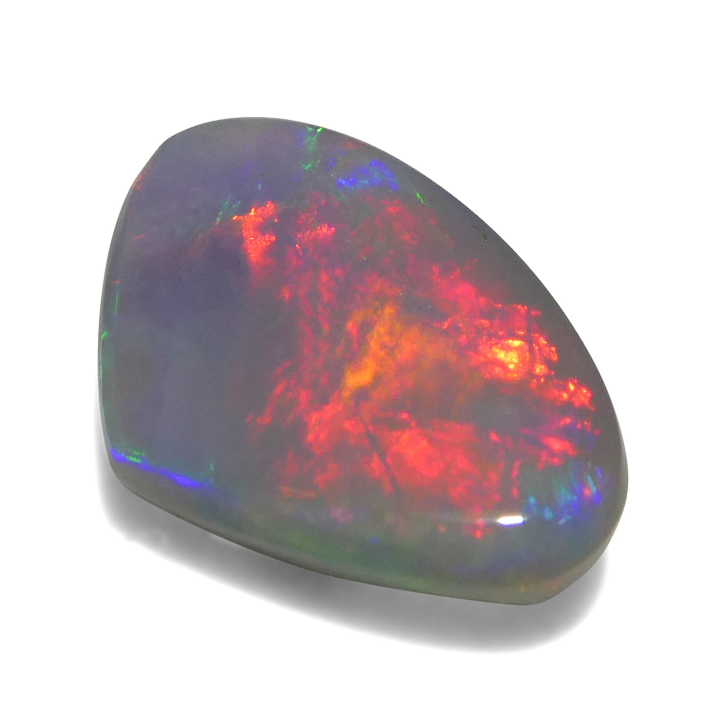 2.92ct Freeform Cabochon Gray Opal from Australia - Skyjems Wholesale Gemstones