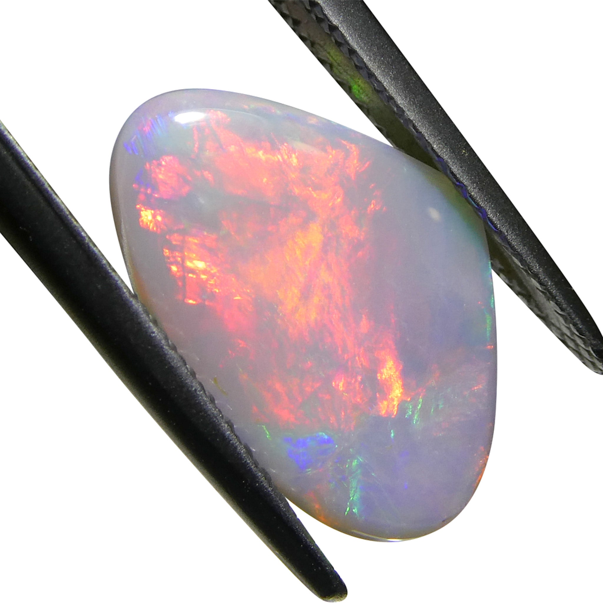 2.92ct Gray Australian Opal Cabochon with Play of Color from SkyJems Rare Gemstones Collection