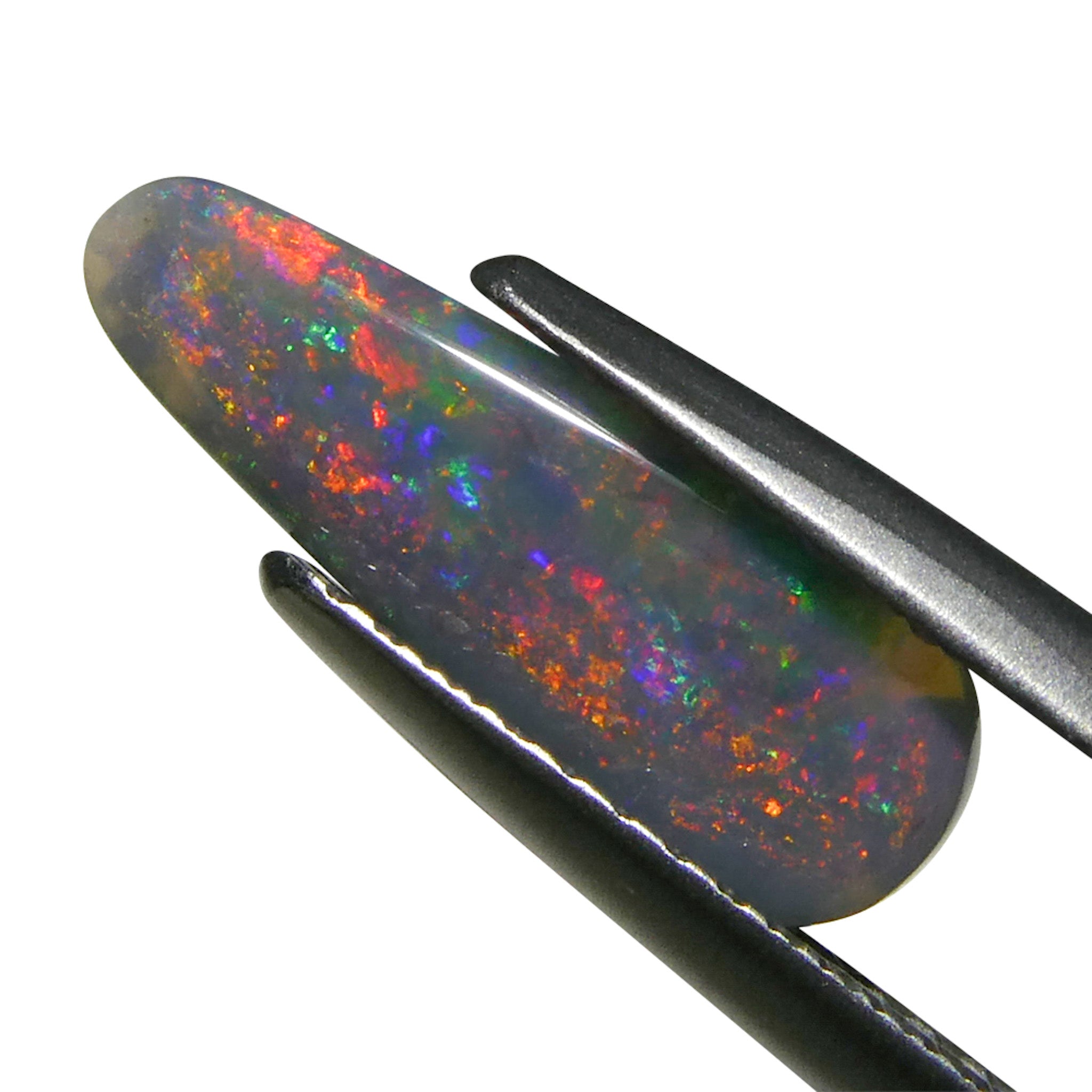 0.84ct Freeform Gray Opal Cabochon from Australia | Rare Gemstone by SkyJems Canadian Gem Experts