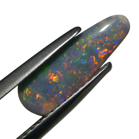 0.84ct Freeform Cabochon Gray Opal from Australia