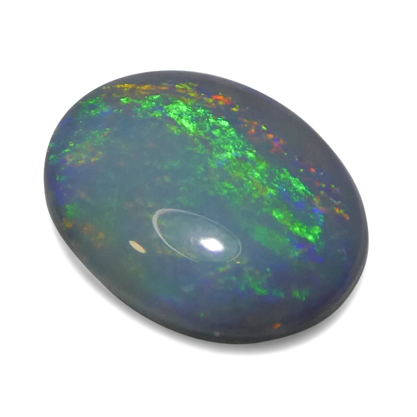 1.06ct Oval Cabochon Gray Opal from Australia