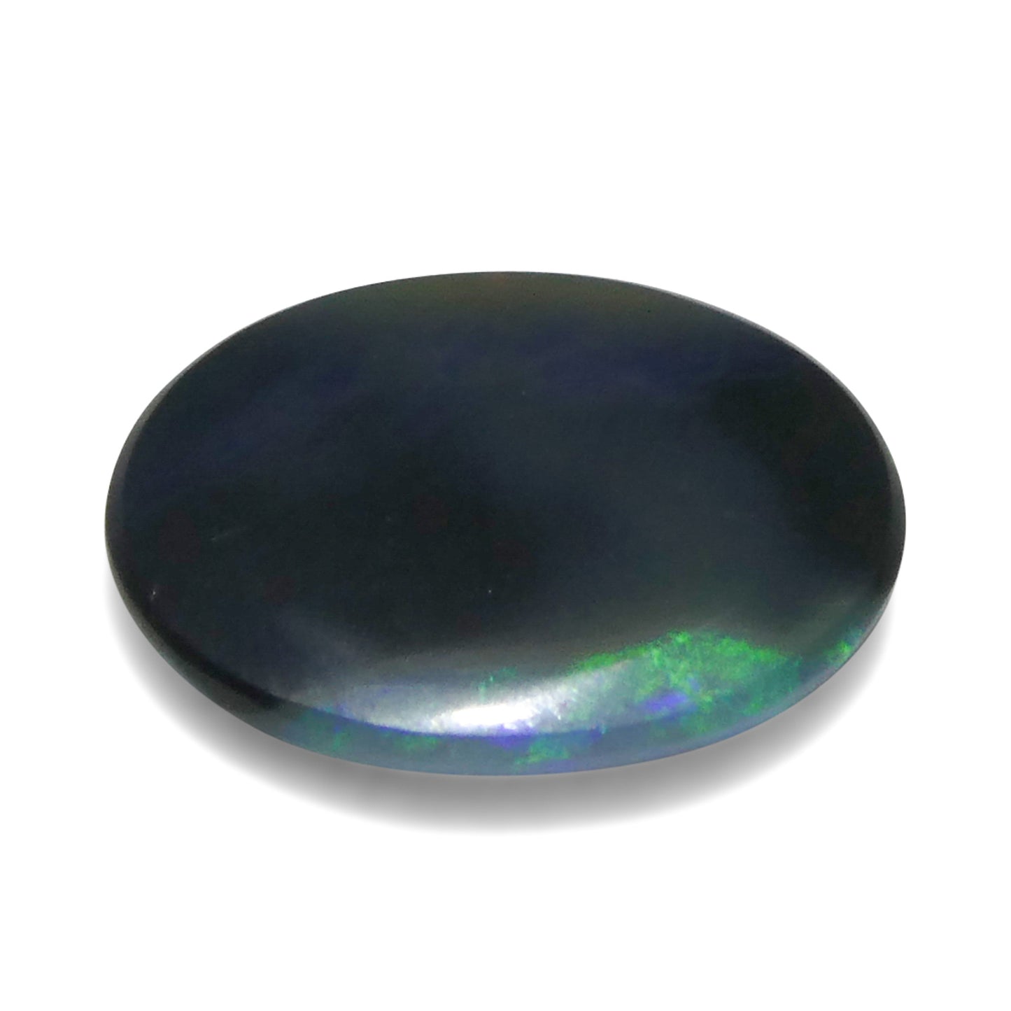 0.59ct Oval Cabochon Gray Opal from Australia