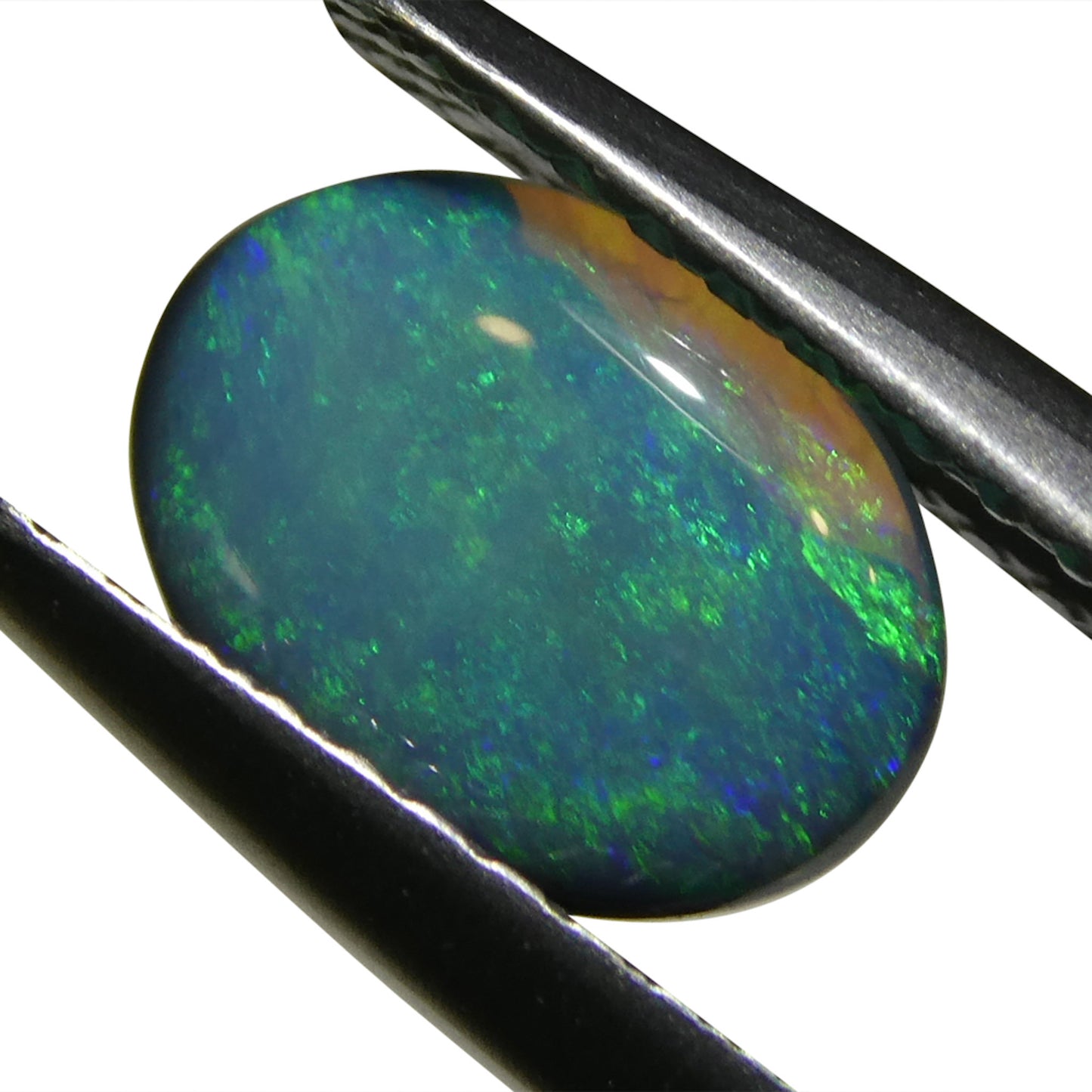 0.59ct Oval Cabochon Gray Opal from Australia