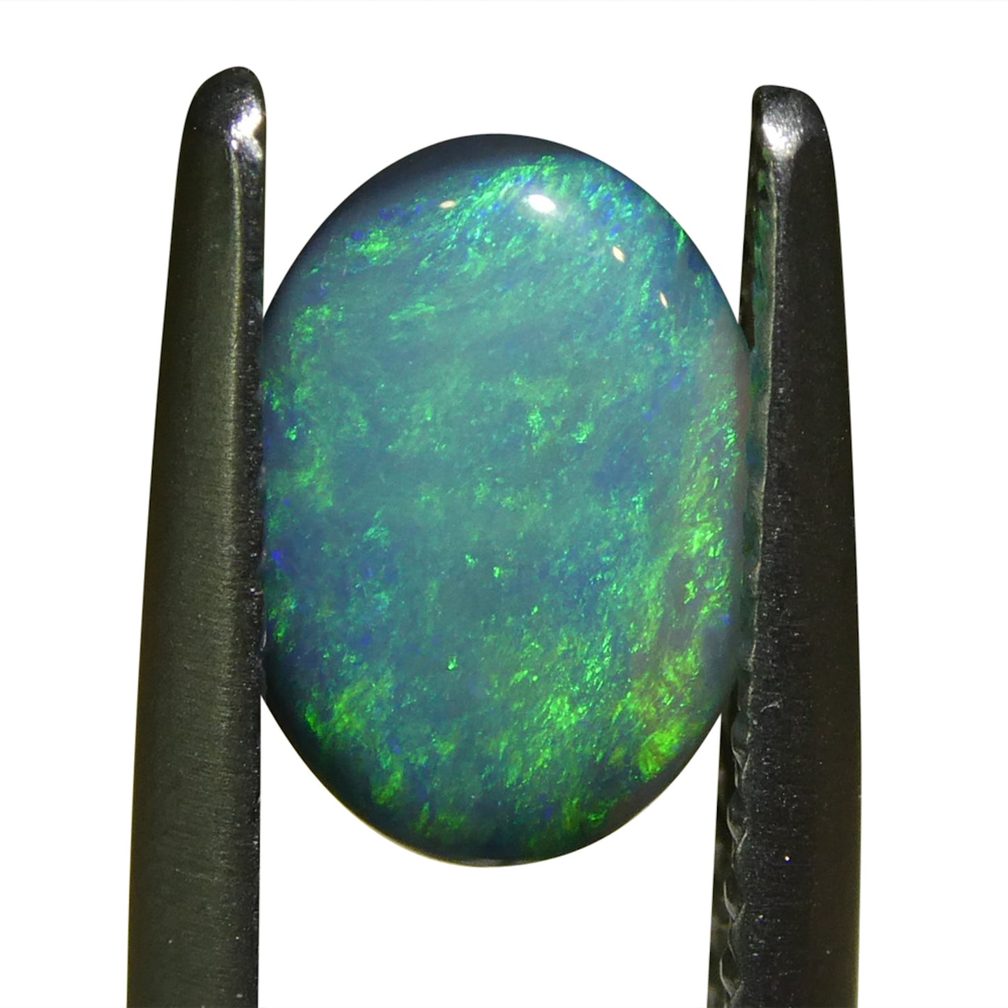 0.59ct Oval Cabochon Gray Opal from Australia