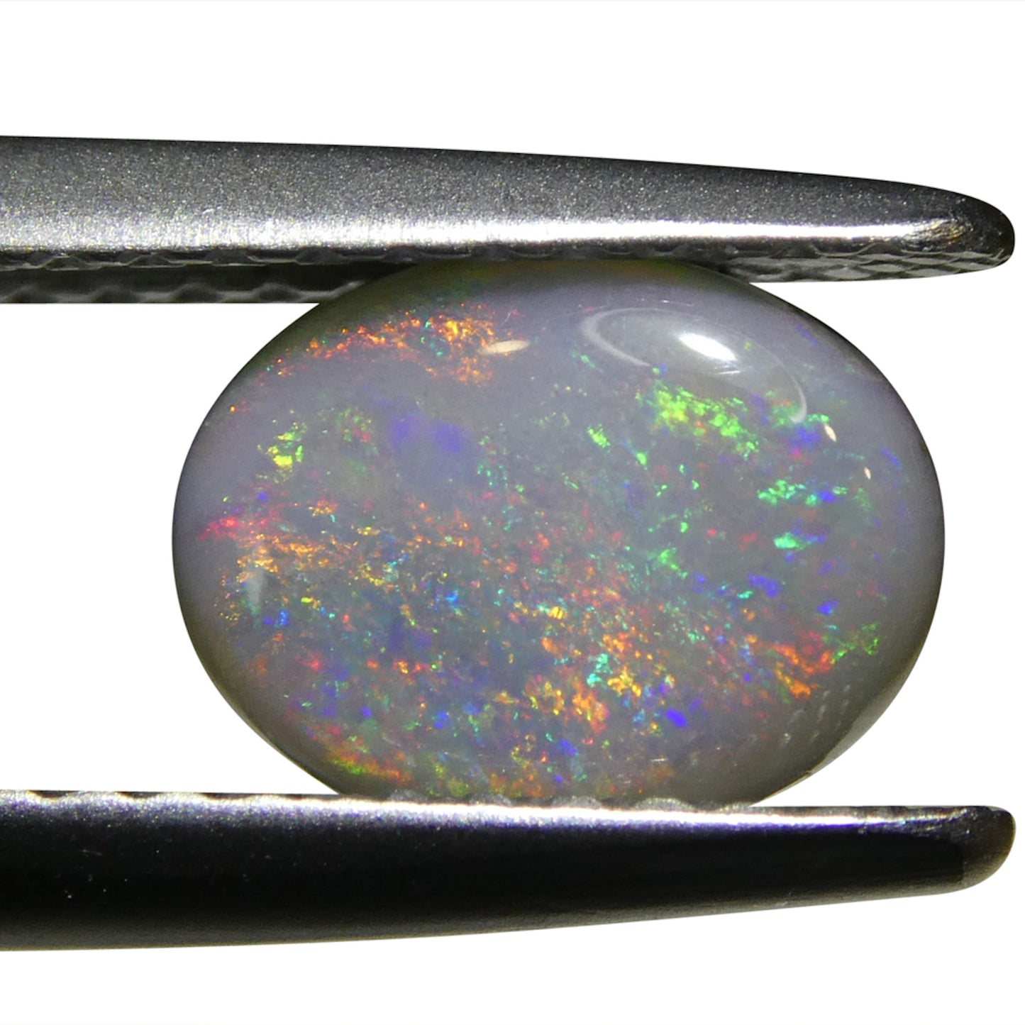 0.73ct Oval Cabochon Gray Opal from Australia