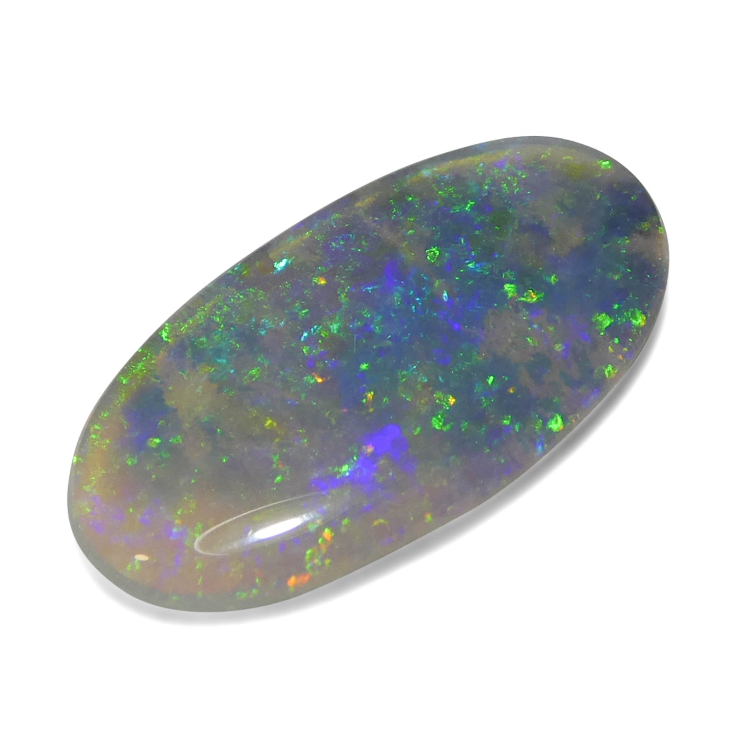 1.5ct Oval Cabochon White Opal from Australia