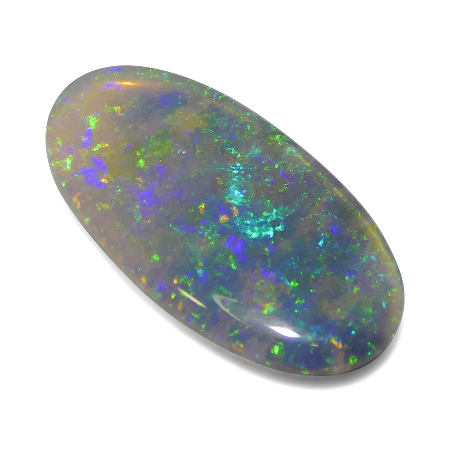 1.5ct Oval Cabochon White Opal from Australia