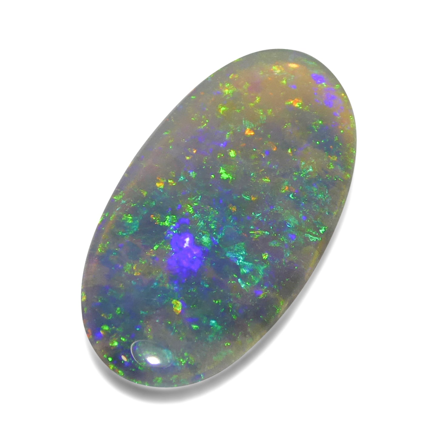 1.5ct Oval Cabochon White Opal from Australia