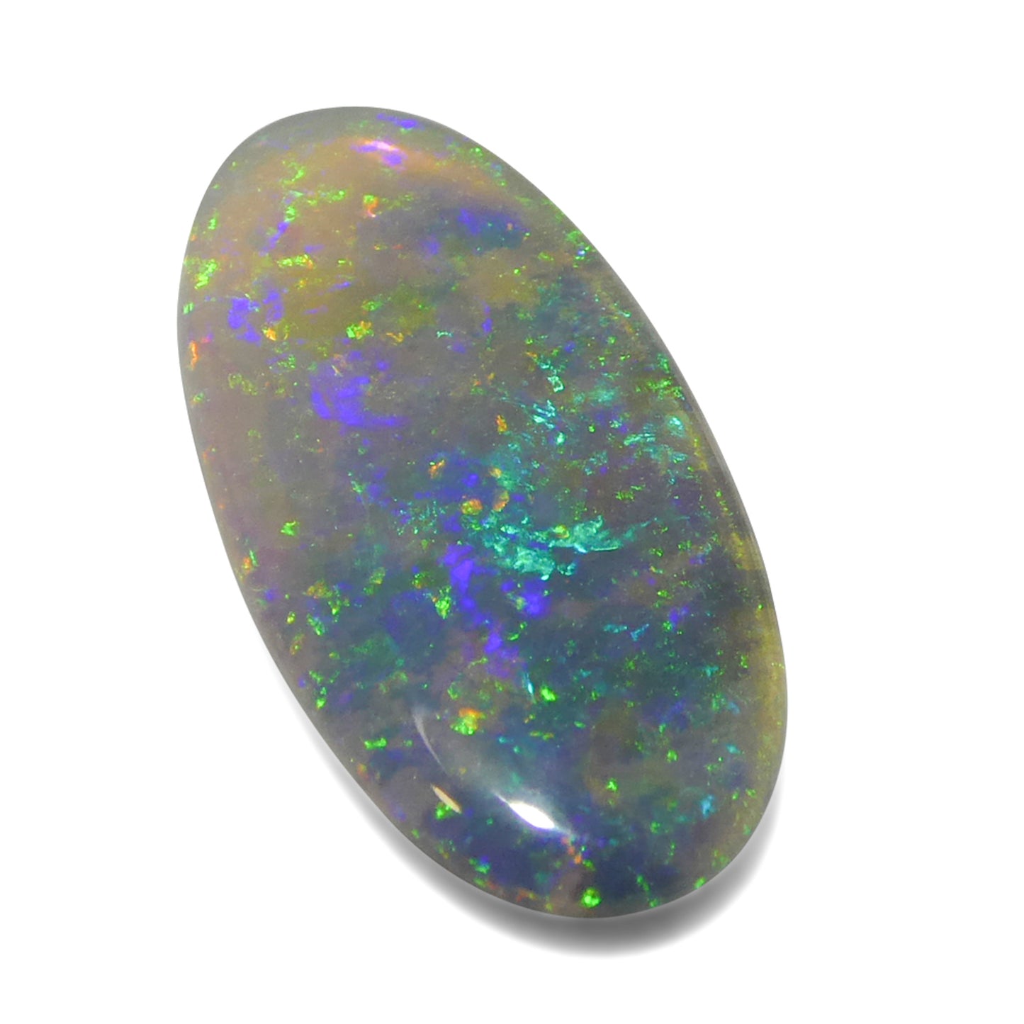 1.5ct Oval Cabochon White Opal from Australia