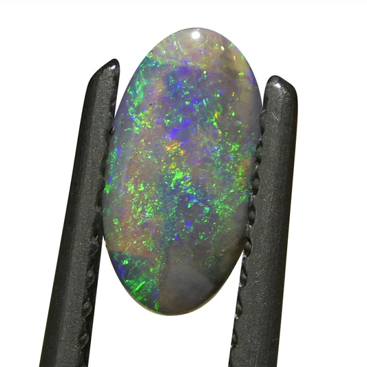 0.29ct Oval Cabochon White Opal from Australia