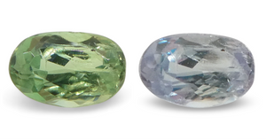 0.15ct Oval Yellowish Green to Greyish Purple Alexandrite from Brazil, Unheated - Skyjems Wholesale Gemstones