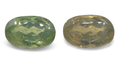 0.64ct Oval Yellowish Green to Greenish Yellow Alexandrite from Sri Lanka, Unheated - Skyjems Wholesale Gemstones