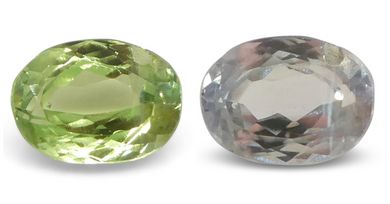 0.6ct Oval Yellowish Green to Greyish Purple Alexandrite from Brazil, Unheated - Skyjems Wholesale Gemstones