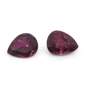 Ruby 1.41 cts 6.22 x 4.85 x 2.84 mm, 6.27 x 4.77 x 3.17 mm Pear Red  $1130