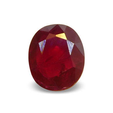 0.8 ct Oval Ruby Mozambique - Skyjems Wholesale Gemstones