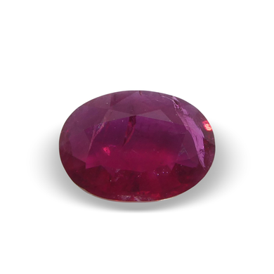0.77ct Oval Red Ruby from Mozambique - Skyjems Wholesale Gemstones