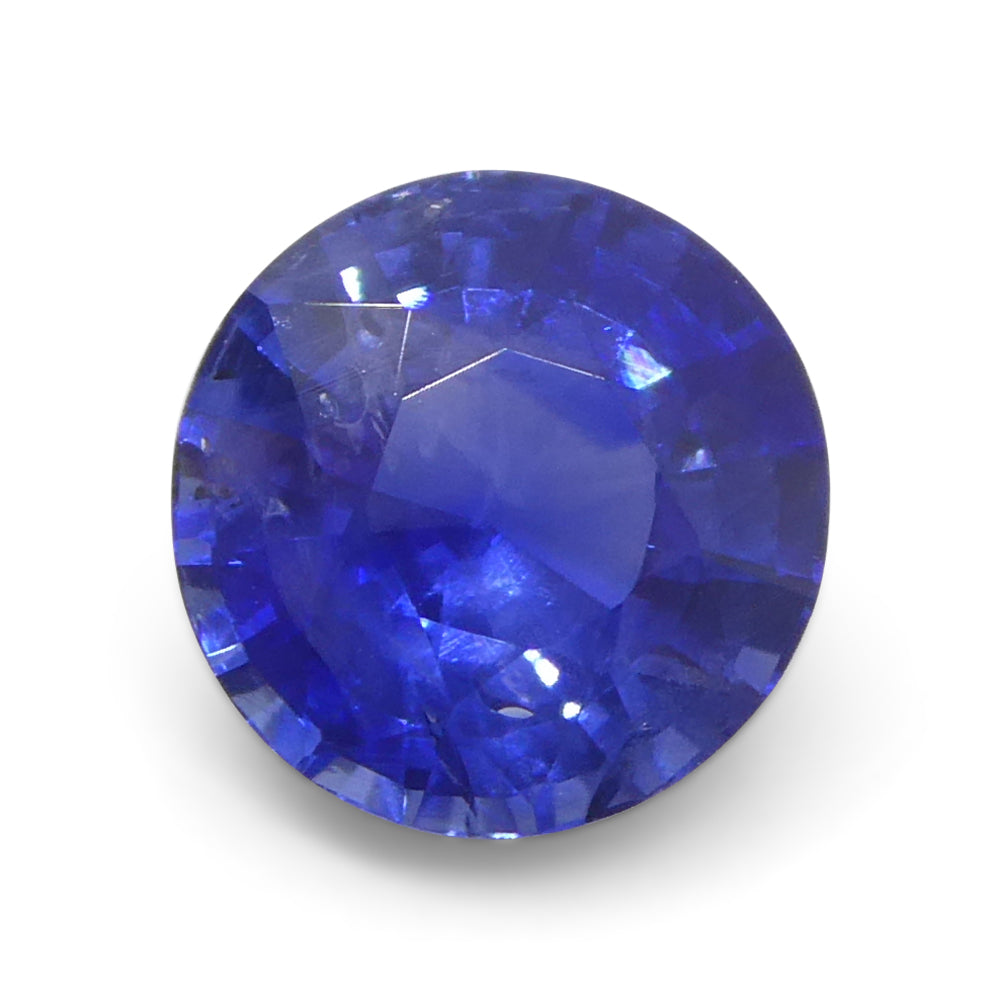 1.34ct Round Blue Sapphire from Sri Lanka - Skyjems Wholesale Gemstones