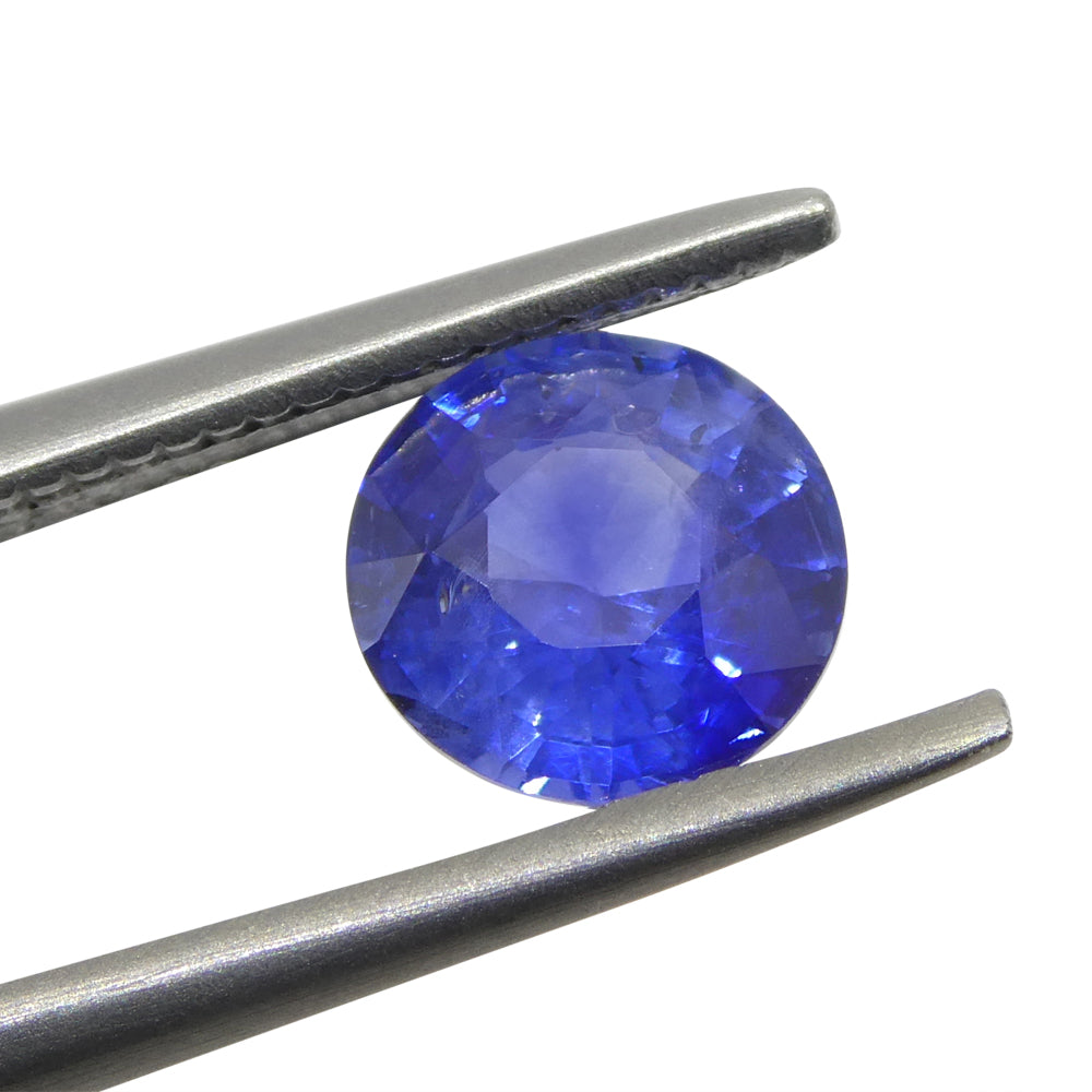 1.34ct Round Blue Sapphire from Sri Lanka - Skyjems Wholesale Gemstones