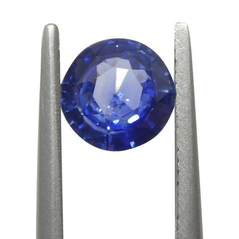 1ct Round Blue Sapphire from Sri Lanka
