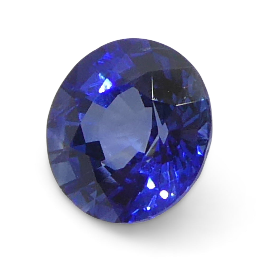 1.2ct Round Blue Sapphire from Sri Lanka - Skyjems Wholesale Gemstones