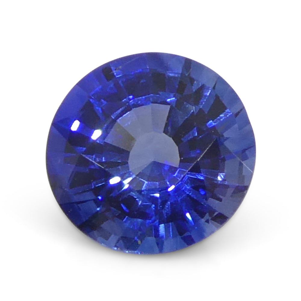 1.2ct Round Blue Sapphire from Sri Lanka - Skyjems Wholesale Gemstones