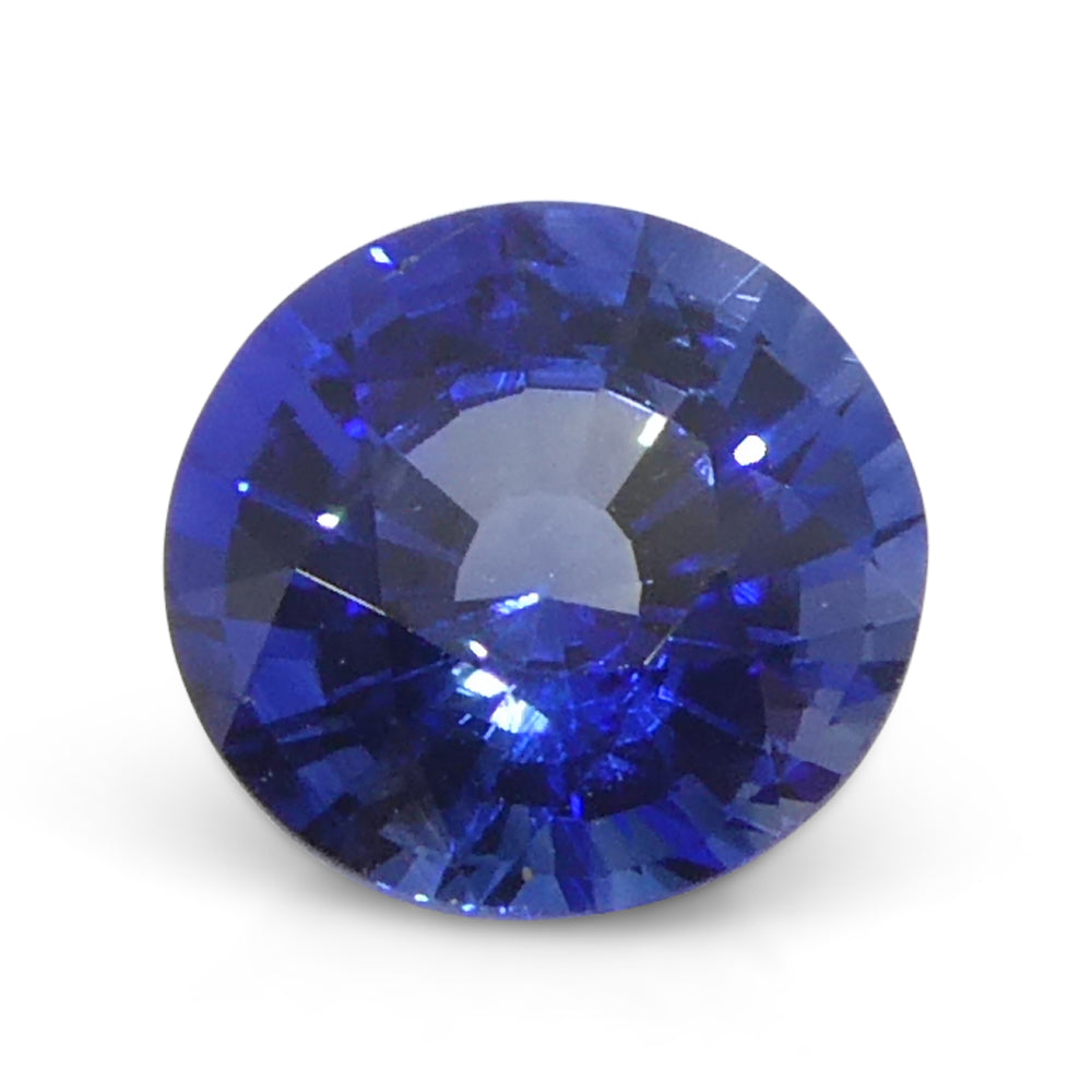 1.2ct Round Blue Sapphire from Sri Lanka - Skyjems Wholesale Gemstones