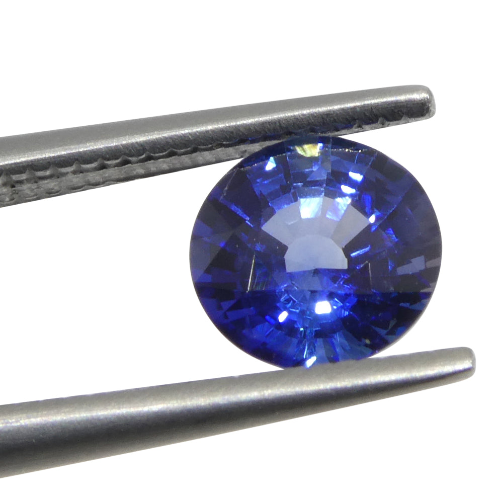 1.2ct Round Blue Sapphire from Sri Lanka - Skyjems Wholesale Gemstones