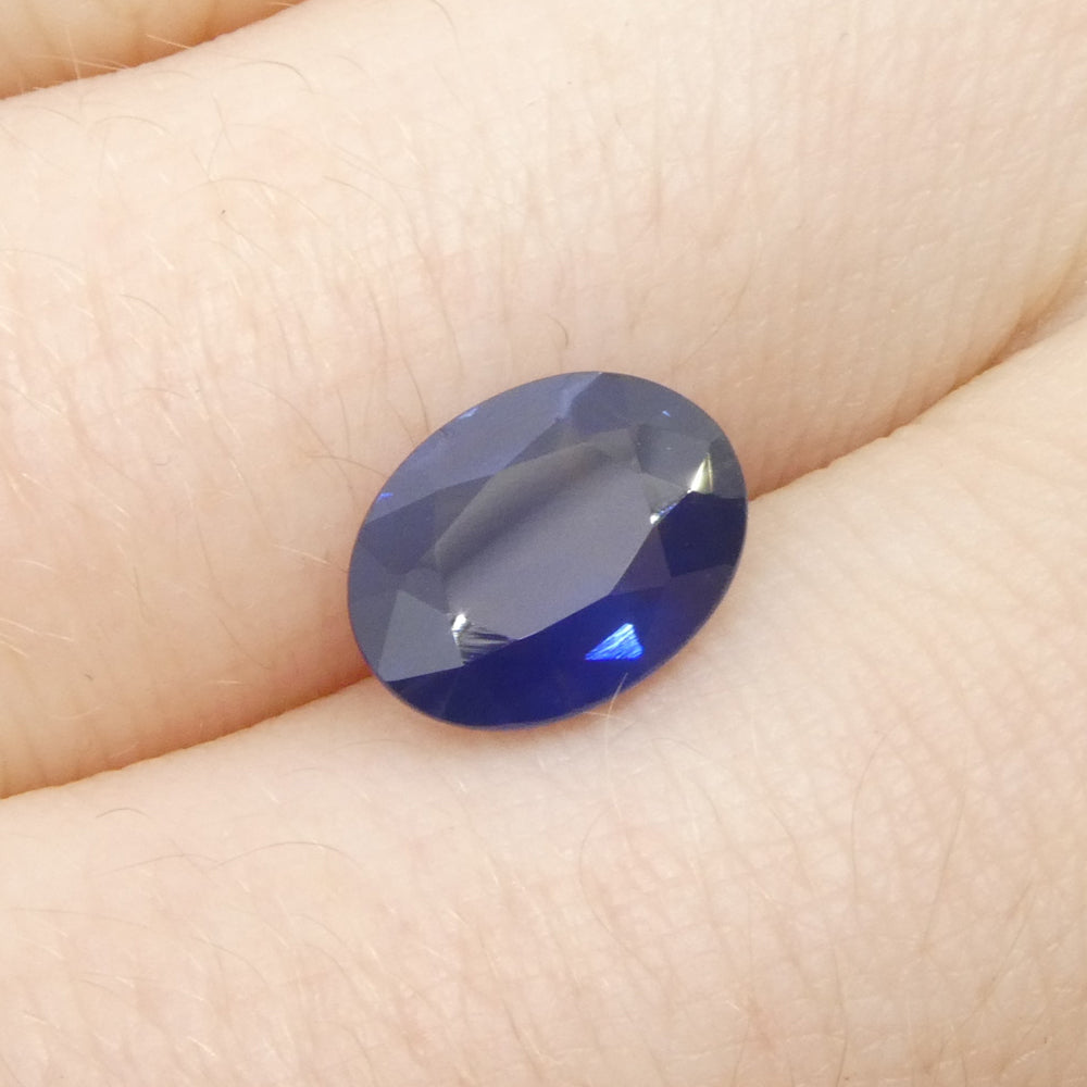 2.2ct Oval Blue Sapphire from Thailand - Skyjems Wholesale Gemstones