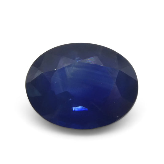 2.2ct Oval Blue Sapphire from Thailand - Skyjems Wholesale Gemstones