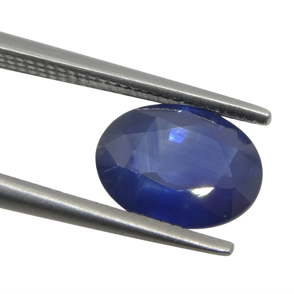 2.2ct Oval Blue Sapphire from Thailand - Skyjems Wholesale Gemstones