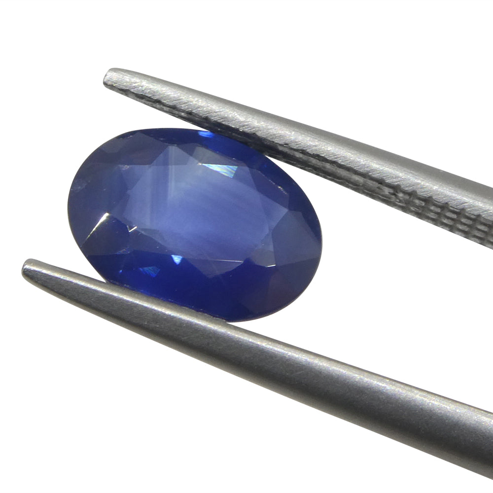 2.2ct Oval Blue Sapphire from Thailand - Skyjems Wholesale Gemstones